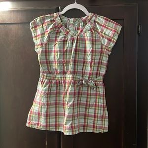 Girls Crazy 8 checkers shirt size 14